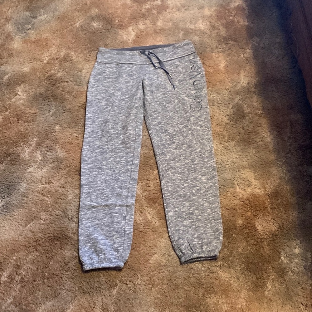 Ladies Brand Calvin Klein Sweatpants Color gray Size Small